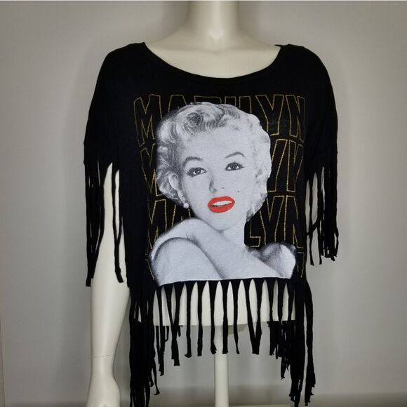 Hollywood Legend Marilyn Monroe‎ XXL Fringe Crop Top - Picture 12 of 12